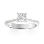 LADIES RING 1CT PRINCESS DIAMOND 14K WHITE GOLD