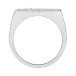 14K WHITE GOLD 3.00CT ROUND/PRINCESS DIAMOND MEN'S RING - Image 2