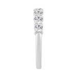 14K WHITE GOLD 1.00CT ROUND DIAMOND LADIES BAND - Image 3