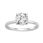14K WHITE GOLD 1 5/8CT ROUND DIAMOND LADIES RING