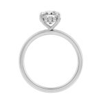 14K WHITE GOLD 1 5/8CT ROUND DIAMOND LADIES RING - Image 2