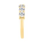 14K YELLOW GOLD 1 1/2CT ROUND DIAMOND LADIES BAND - Image 3