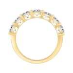 14K YELLOW GOLD 2.00CT ROUND DIAMOND LADIES BAND - Image 2