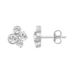 1.00Ct White Gold 10K Round Diamond Fashion Earrings For Women (Color F-G Clarity Vs1/Vs2) - Image 2