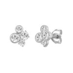 1.00Ct White Gold 10K Round Diamond Fashion Earrings For Women (Color F-G Clarity Vs1/Vs2) - Image 3