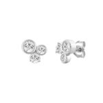 10K White Gold 3/4Ct Round Lab Grown Diamond Earring For Women (Color F-G -Clarity Vs1/Vs2) - Image 3