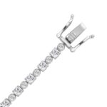 Ladies Bracelet 10K White Gold 2.00Ct Round Lab Grown Diamond (Color F-G -Clarity Vs1/Vs2) - Image 2