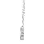 Elegant 1/2Ct Round Diamond For Women White Gold 14K Fashion Necklace (Color F-G Clarity Vs1/Vs2) - Image 2