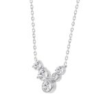 Elegant 1/2Ct Round Diamond For Women White Gold 14K Fashion Necklace (Color F-G Clarity Vs1/Vs2) - Image 3