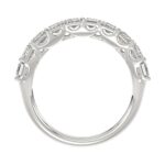 1 3/4Ct Emerald Cut Diamond In 14K White Gold Elegant Diamond Fashion Band For Women (Color F-G -Clarity Vs1/Vs2) - Image 2