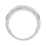 14K WHITE GOLD 1.00CT ROUND DIAMOND MEN'S BAND - Image 2