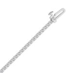 14K WHITE GOLD 2.00CT ROUND DIAMOND MEN'S BRACELET - Image 2