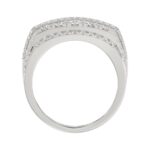 14K WHITE GOLD 2.00CT ROUND DIAMOND MEN'S RING - Image 2