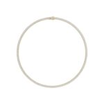 14K YELLOW GOLD 12.00CT ROUND DIAMOND MEN'S NECKLACE