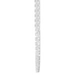 LADIES NECKLACE 13CT ROUND DIAMOND 14K WHITE GOLD - Image 2