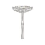 14K WHITE GOLD 1 1/2CT MARQUISE DIAMOND SOLITAIRE RING - Image 4