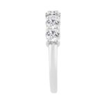 14K WHITE GOLD 1 1/2CT ROUND DIAMOND LADIES BAND - Image 3