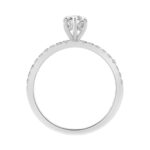 14K WHITE GOLD 1 1/4CT MARQUISE DIAMOND LADIES RING (CENTER STONE MARQUISE DIAMOND 1.00CT) - Image 3