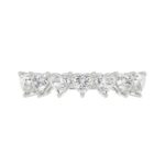 14K WHITE GOLD 1 3/8CT HEART DIAMOND LADIES BAND - Image 5