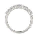 14K WHITE GOLD 1 3/8CT OVAL DIAMOND LADIES BAND - Image 2
