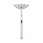 14K WHITE GOLD 1.00CT MARQUISE DIAMOND LADIES SOLITAIRE RING (CENTER STONE MARQUISE DIAMOND 1CT - Image 3