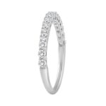 14K WHITE GOLD 1/2CT ROUND DIAMOND LADIES BAND - Image 2