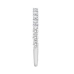 14K WHITE GOLD 1/2CT ROUND DIAMOND LADIES BAND - Image 3