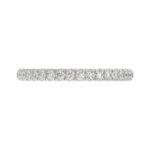 14K WHITE GOLD 1/4CT ROUND DIAMOND LADIES BAND - Image 5