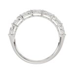14K WHITE GOLD 1CT OVAL DIAMOND LADIES RING - Image 2