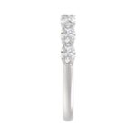 14K WHITE GOLD 1CT OVAL DIAMOND LADIES RING - Image 3