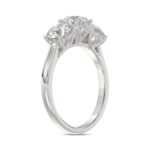 14K WHITE GOLD 2 1/4CT ROUND DIAMOND LADIES RING - Image 3