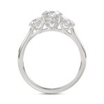 14K WHITE GOLD 2 5/8CT OVAL DIAMOND LADIES RING (CENTER STONE OVAL DIAMOND 1 1/2CT) - Image 2