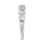 14K WHITE GOLD 2.00CT ROUND DIAMOND LADIES BAND - Image 2