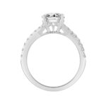 14K WHITE GOLD 2.00CT ROUND DIAMOND LADIES RING (CENTER STONE ROUND DIAMOND 1 1/2CT) - Image 3