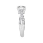 14K WHITE GOLD 2.00CT ROUND DIAMOND LADIES RING (CENTER STONE ROUND DIAMOND 1 1/2CT) - Image 2