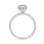 14K WHITE GOLD 2.00CT ROUND DIAMOND LADIES RING (CENTER STONE ROUND DIAMOND 2CT) - Image 2