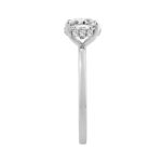 14K WHITE GOLD 2.00CT ROUND DIAMOND LADIES RING (CENTER STONE ROUND DIAMOND 2CT) - Image 3