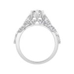 14K WHITE GOLD 3 5/8CT MARQUISE DIAMOND LADIES RING (CENTER STONE MARQUISE DIAMOND 2.00CT) - Image 2
