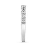14K WHITE GOLD 3/4CT ROUND DIAMOND LADIES BAND - Image 3