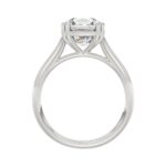 14K WHITE GOLD 5.00CT CUSHION DIAMOND LADIES RING (CENTER STONE CUSHION DIAMOND 5CT) - Image 2