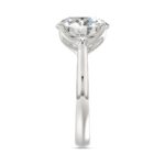 14K WHITE GOLD 6.00CT ROUND DIAMOND LADIES RING - Image 4