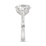 14K WHITE GOLD 8.00CT ROUND DIAMOND LADIES RING - Image 4
