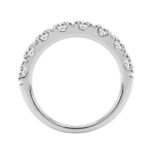 14K WHITE GOLD GOLD 2.00CT ROUND DIAMOND LADIES BAND - Image 2