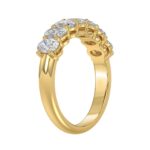 14K YELLOW GOLD 1 1/2CT OVAL DIAMOND LADIES BAND - Image 3