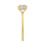 14K YELLOW GOLD 1 5/8CT ROUND DIAMOND LADIES RING - Image 3