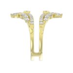 14K YELLOW GOLD 1.00CT ROUND/MARQUISE DIAMOND LADIES RING - Image 3