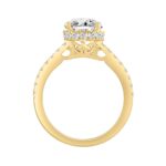 14K YELLOW GOLD 2 1/2CT ROUND DIAMOND LADIES RING (CENTER STONE ROUND DIAMOND 2.00CT) - Image 2