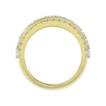 14K YELLOW GOLD 2 1/4CT ROUND/OVAL DIAMOND LADIES BAND - Image 5