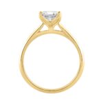 14K YELLOW GOLD 2.00CT RADIANT DIAMOND LADIES SOLITAIRE RING - Image 2