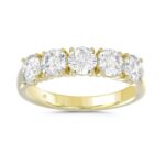 14K YELLOW GOLD 2.00CT ROUND DIAMOND LADIES BAND